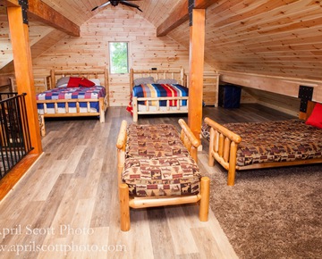 View of the Entire Loft | Glamping Michigan