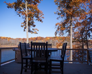 Outside Deck | Cabin rentals in Michigan