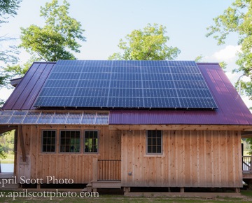 Cabin Solar Panels | Glamping