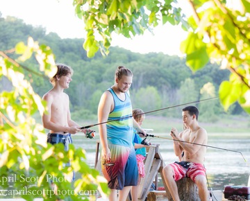 Fishing at the Cabin | Eco cabins