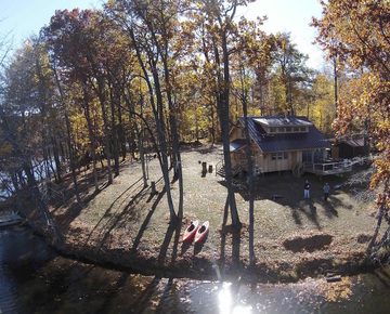 Aerial View | Glamping Michigan