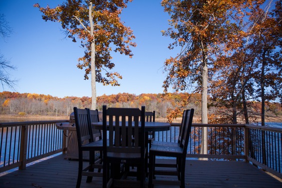 Outside Deck | Cabin rentals in Michigan