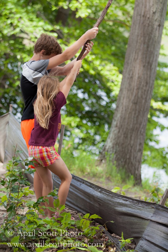 Rope Swing | Cabins in Michigan