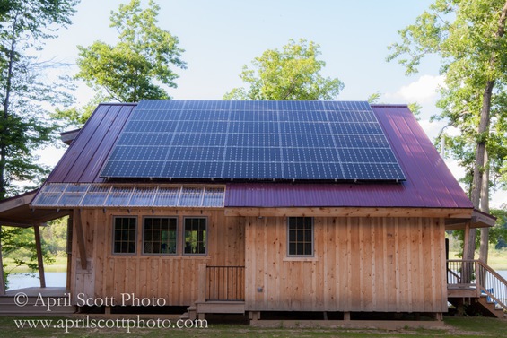 Cabin Solar Panels | Glamping