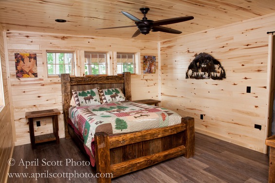 Bed in Cabin | Eco resort
