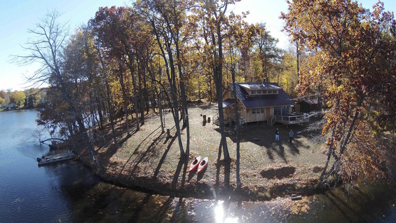 Aerial View | Glamping Michigan