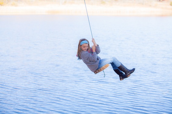 Pond Swing | Michigan cabin rentals